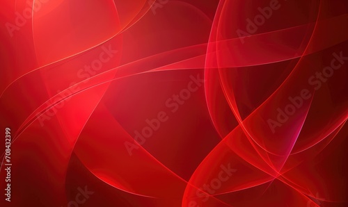 Abstract Red Waves - High-Resolution Background