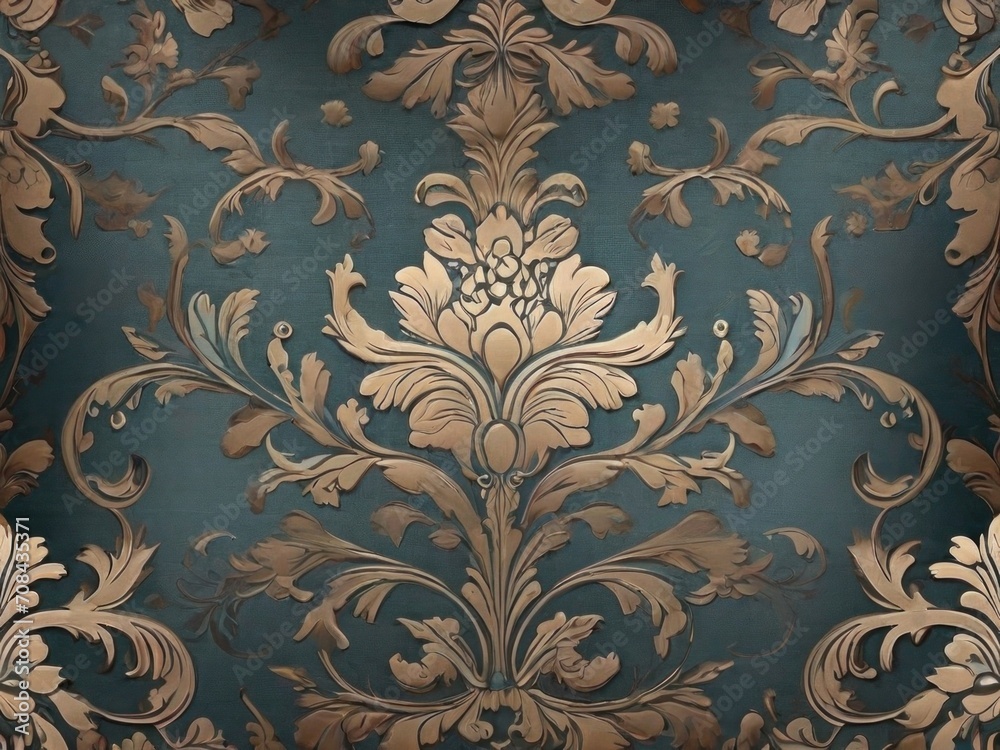 Beautiful damask texture