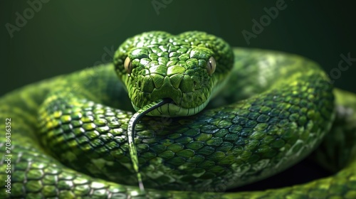 Snake closeup animal photography ai generated exotic