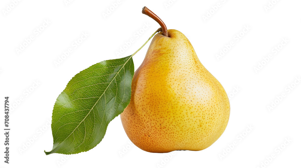 Fruitful Grace: Ideal Clipart of a Pear for Creating Elegant and Wholesome Designs.