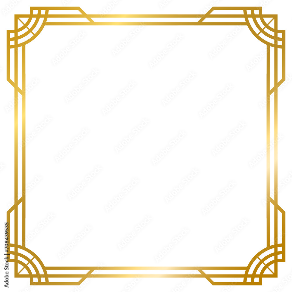 Art Deco gold frame, decorative frames, square gold frame, vintage frame, line geometric wedding label card frame, png transparent background Art Deco gold frame, decorative frames, square gold frame, vintage frame, line geometric wedding label card frame, png transparent background