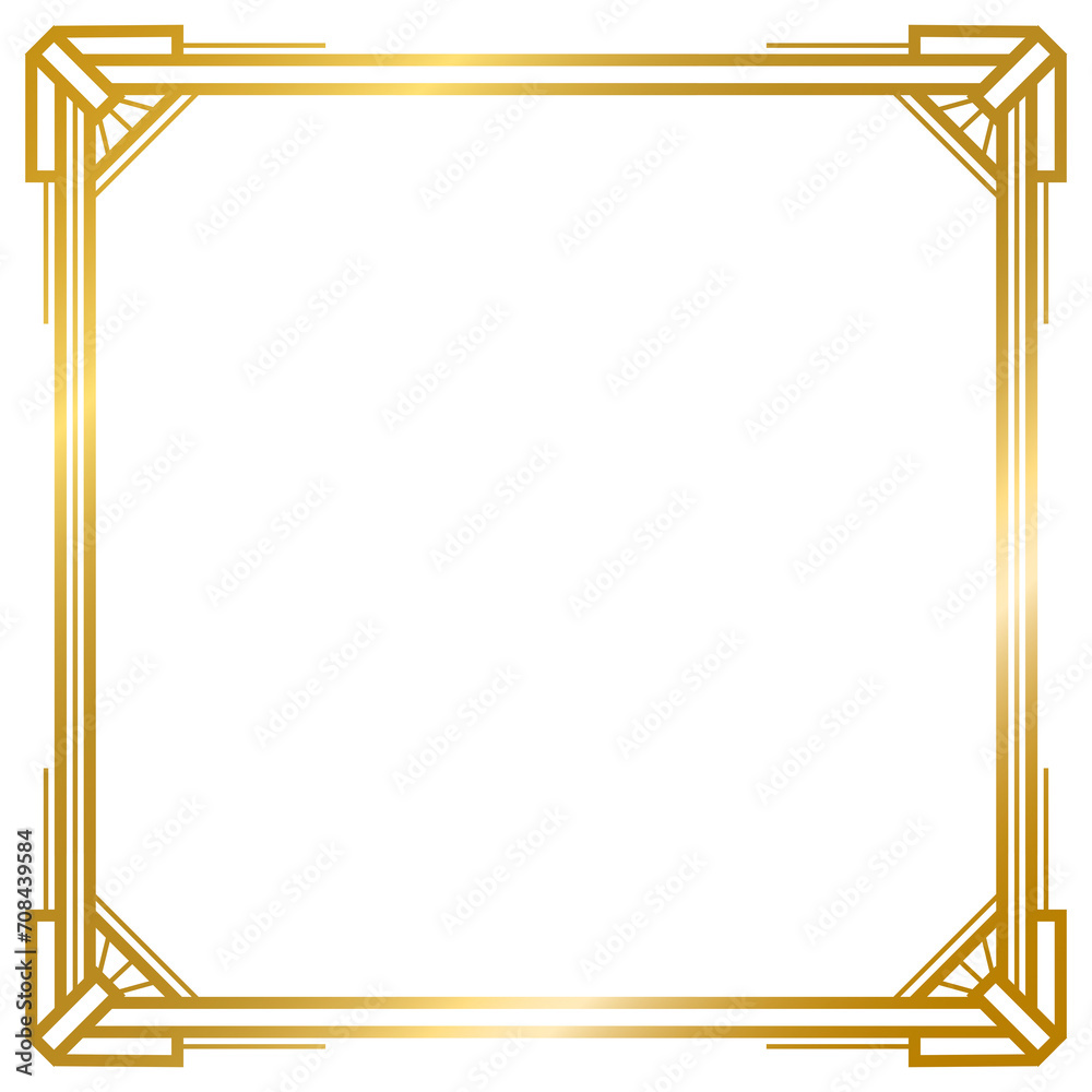 Art Deco gold frame, decorative frames, square gold frame, vintage frame, line geometric wedding label card frame, png transparent background Art Deco gold frame, decorative frames, square gold frame, vintage frame, line geometric wedding label card frame, png transparent background