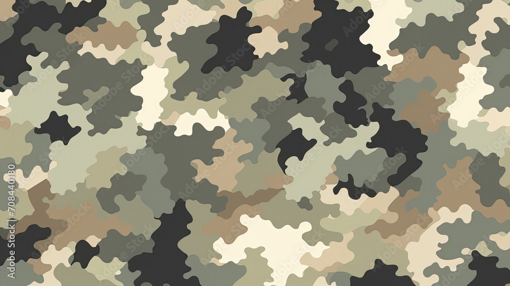 Layered camouflage pattern halftone Layered camouflage pattern halftone
