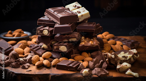 Chocolate with nuts