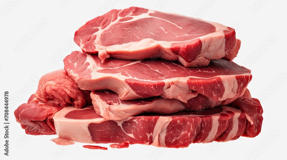 meat in its raw state isolated on transparent background meat in its raw state isolated on transparent background