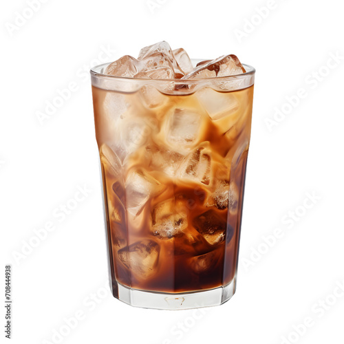 Cup of Vietnamese Iced Coffee on transparent background PNG image