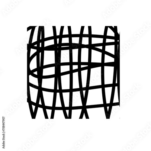 Scribble Square Art 