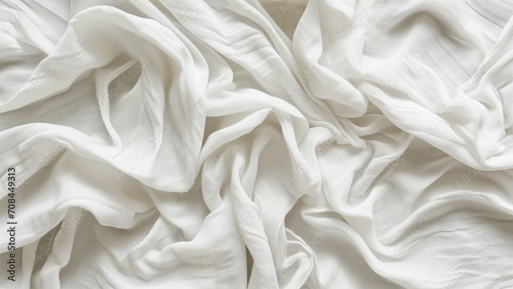 Embrace Simplicity: Soft Cotton Fabric Texture Wallpaper