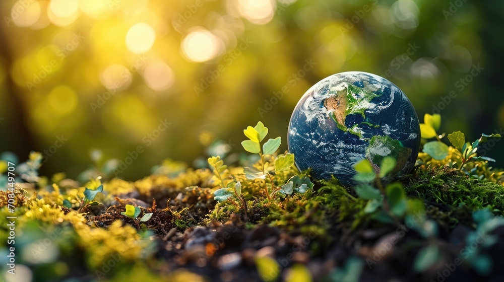 Earth day banner: embracing the importance of loving nature for a sustainable future, promoting environmental consciousness and celebrating the beauty of our planet through eco-friendly initiatives.