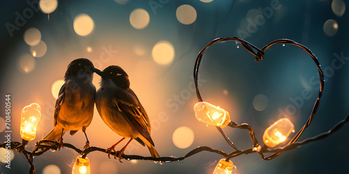 Romantic Birds: A Valentine's Day Romance  photo