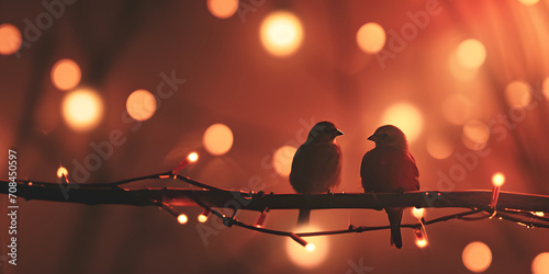 Romantic Birds: A Valentine's Day Romance  © PetrovMedia
