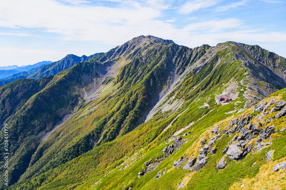 Fototapeta premium 9月の間ノ岳