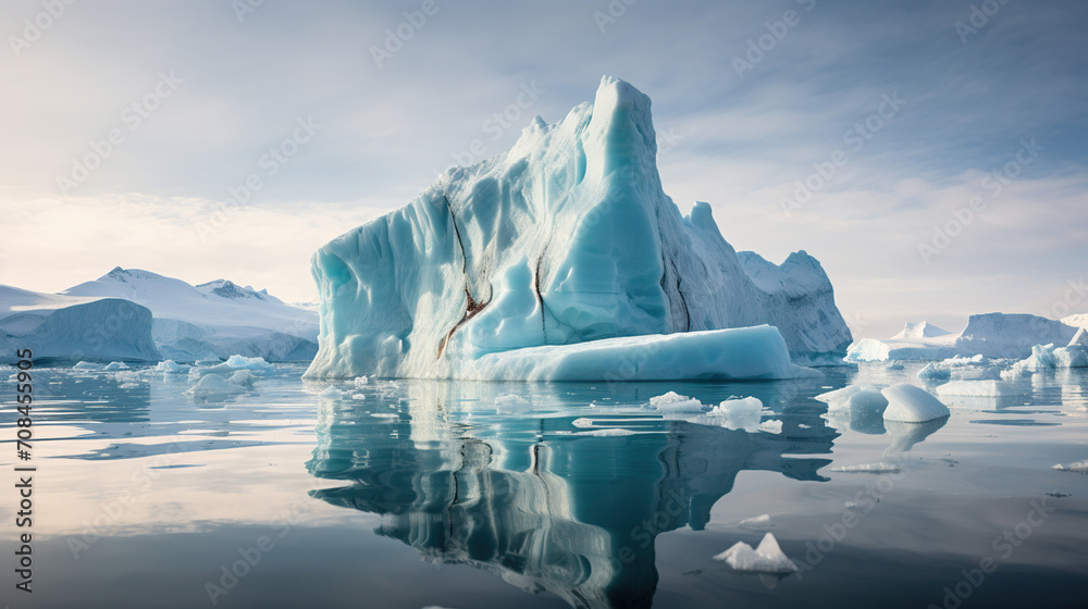 iceberg in the sea. Generative Ai