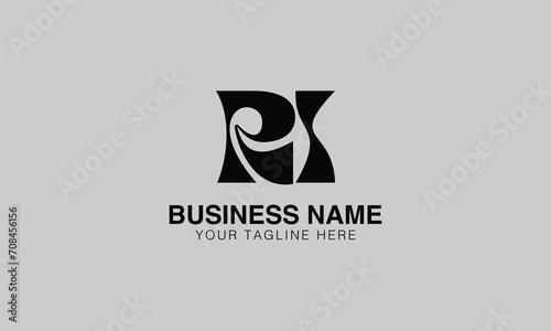 RI r ri initial logo | initial based abstract modern minimal creative logo, vector template image. luxury logotype logo, real estate homie logo. typography logo. initials logo