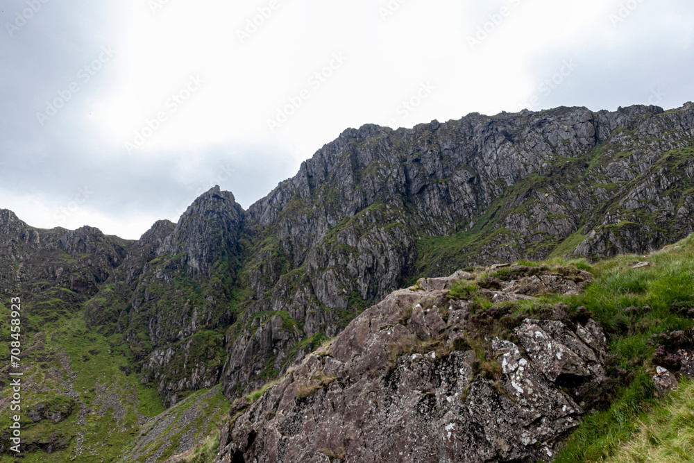 Hiking Cadair Idris in Snowdonia National Park in the summer Hiking Cadair Idris in Snowdonia National Park in the summer