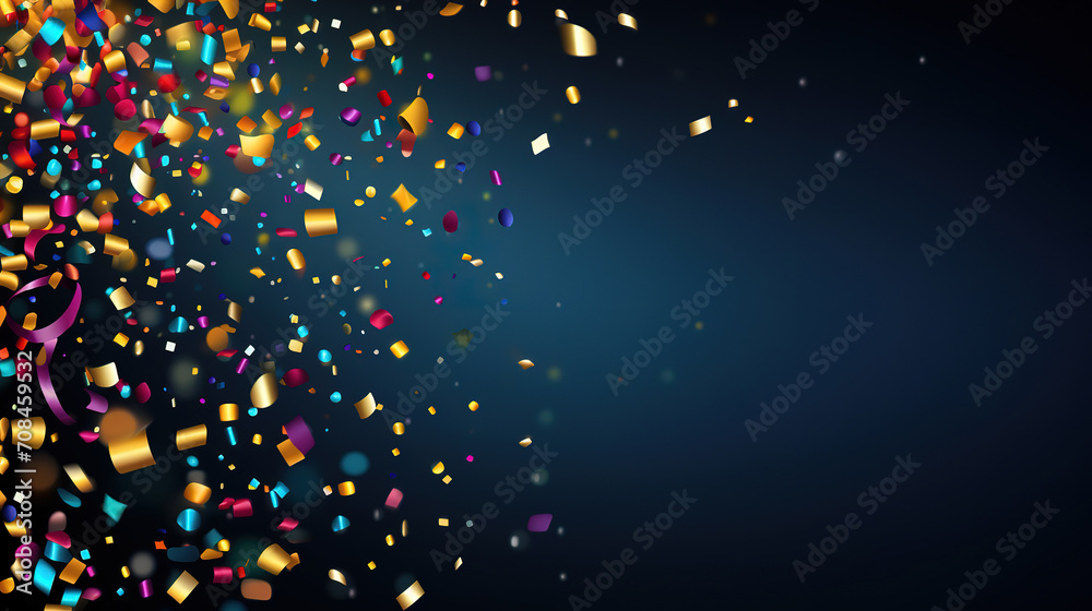 Confetti new year 2021 background. Generative Ai Confetti new year 2021 background. Generative Ai