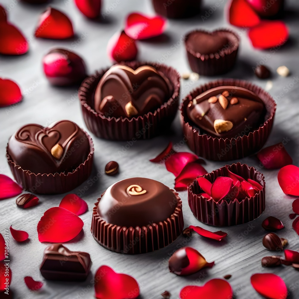 chocolate cupcakes with red rose chocolate cupcakes with red rose