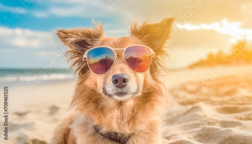 dog with sunglasses © Dorothy Art
