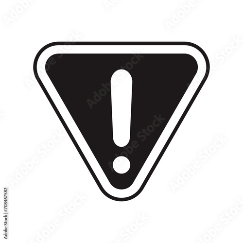 Warning Signs Silhouette Vector 