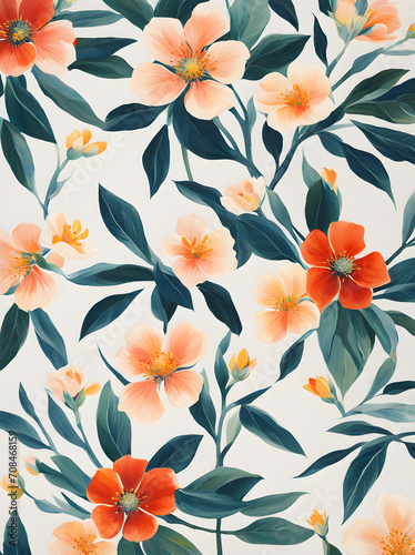 painting-capturing-a-flower-wallpaper-pattern-on-white-background-trending