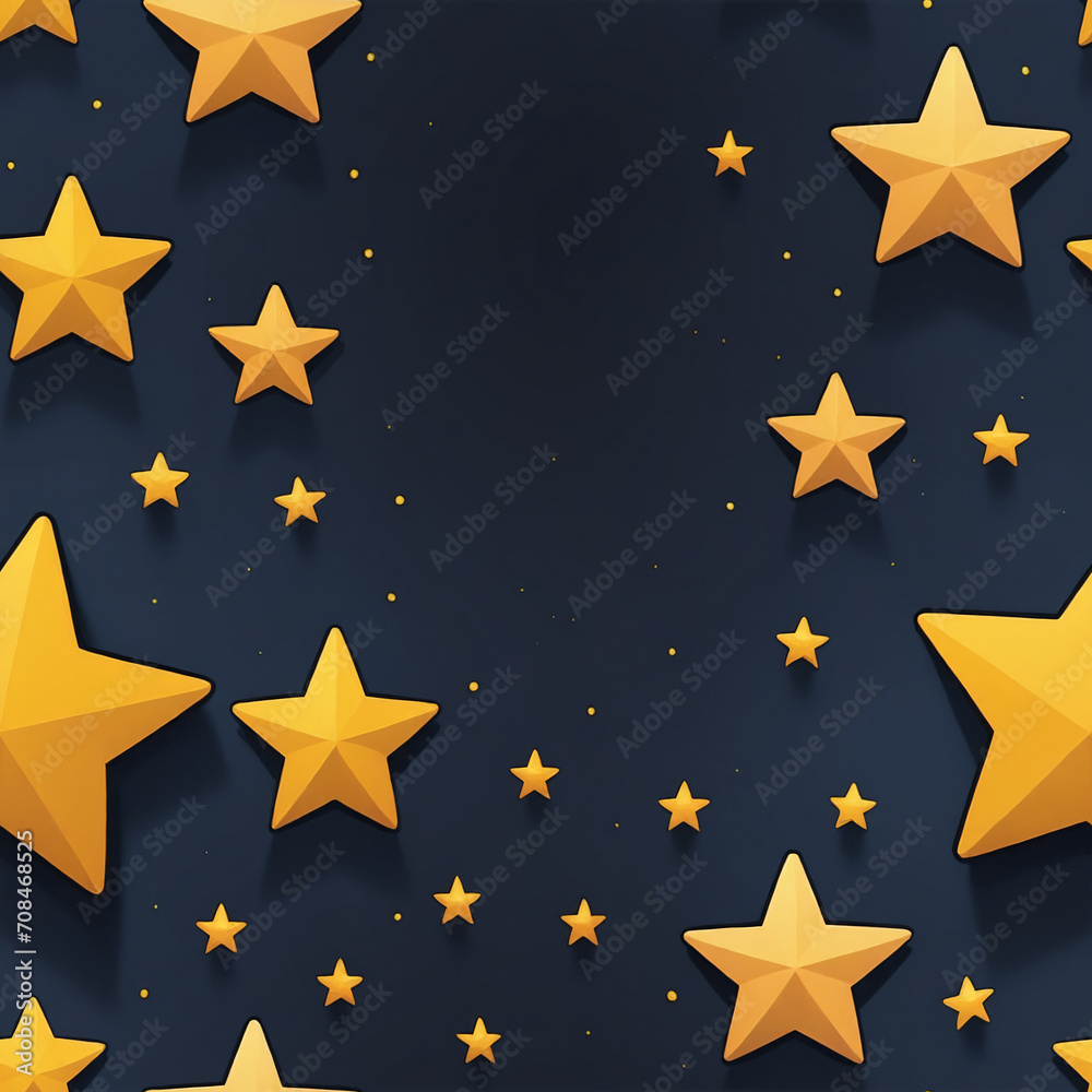 Cartoon 2D stars - Seamless tile Cartoon 2D stars - Seamless tile