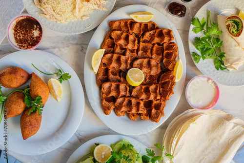 Принти на полотні cig kofte icli kofte , fraid keppeh
