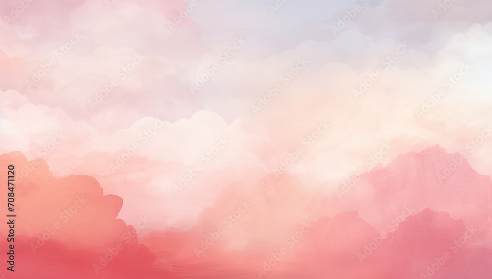 Soothing Peach Hues: Abstract Watercolor Layers Evoking Serene Warmth. Generative AI Soothing Peach Hues: Abstract Watercolor Layers Evoking Serene Warmth. Generative AI