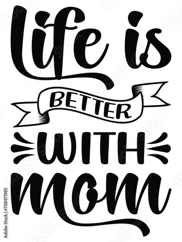 Mother's Day Typography T-shirt Design 