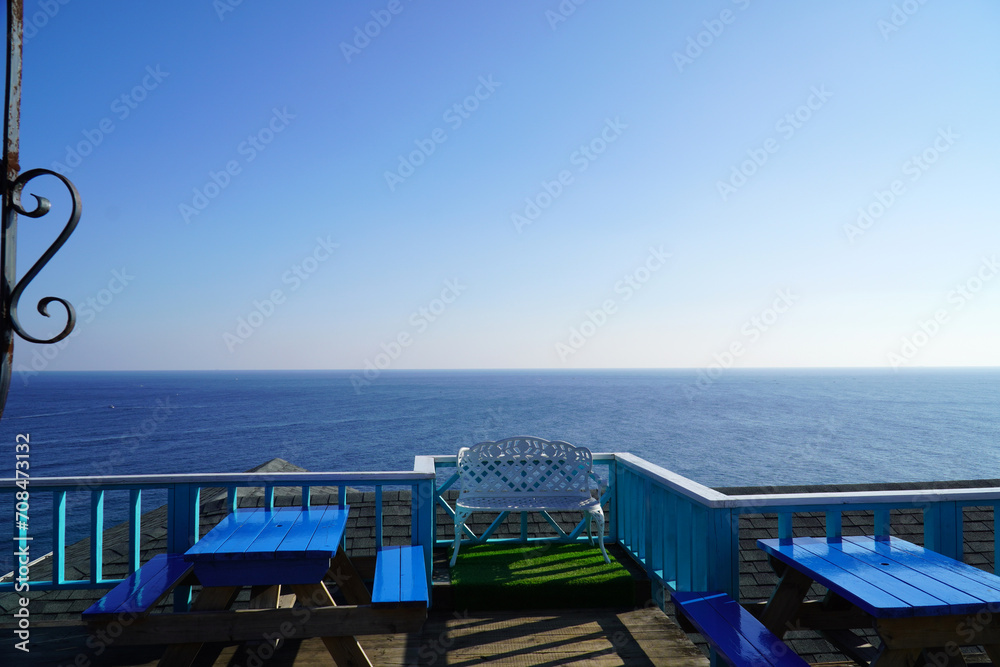 Obraz premium the mukho harbor wind hill