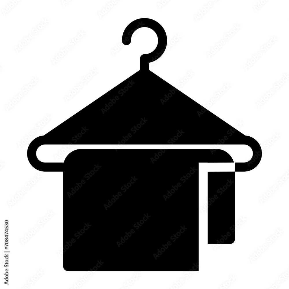 Hanger icon glyph style for download (hotel pack) Hanger icon glyph style for download (hotel pack)
