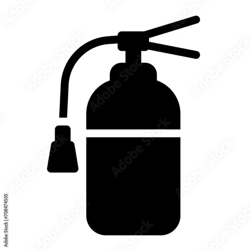 Fire Extinguisher icon glyph style for download (hotel pack)