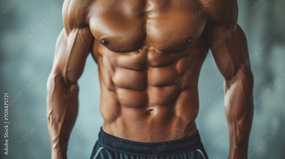Fototapeta premium Young Man's Calisthenics Body