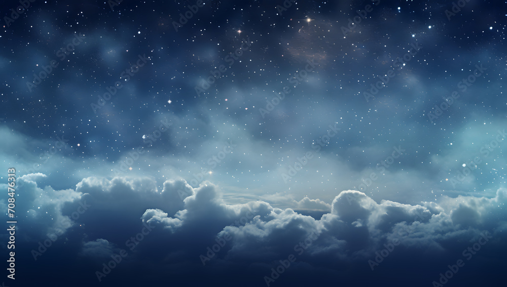 Surreal fantasy concept full moon with stars glitter Surreal fantasy concept full moon with stars glitter