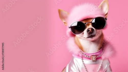 Chihuahua dog in glam © Jodie