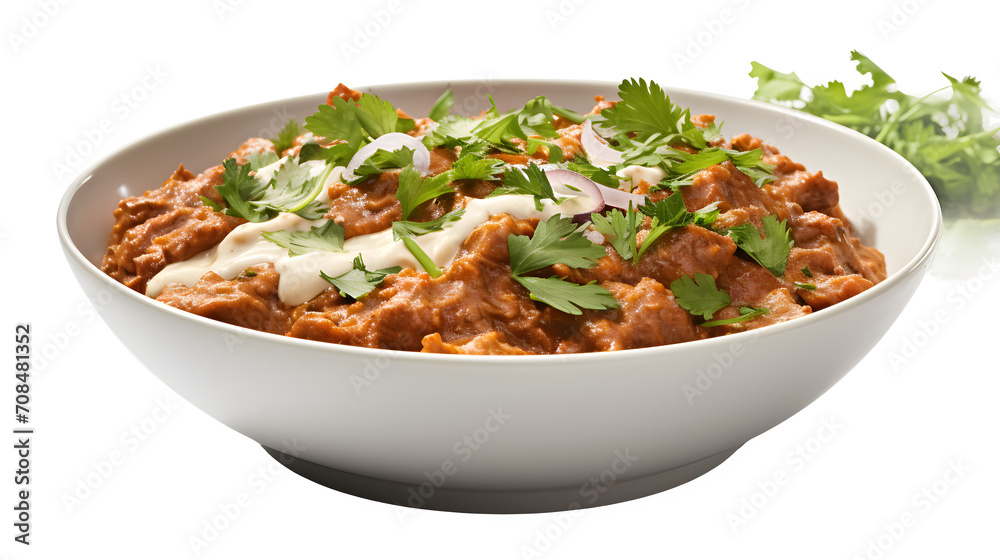 Beef Korma, PNG, Transparent, No background, Clipart, Graphic, Illustration, Design, Food, Delicious, Yummy, Culinary, Gourmet, Fresh, Edible, Plate, Top view, Korma, Beef, Curry, Indian, Cuisine