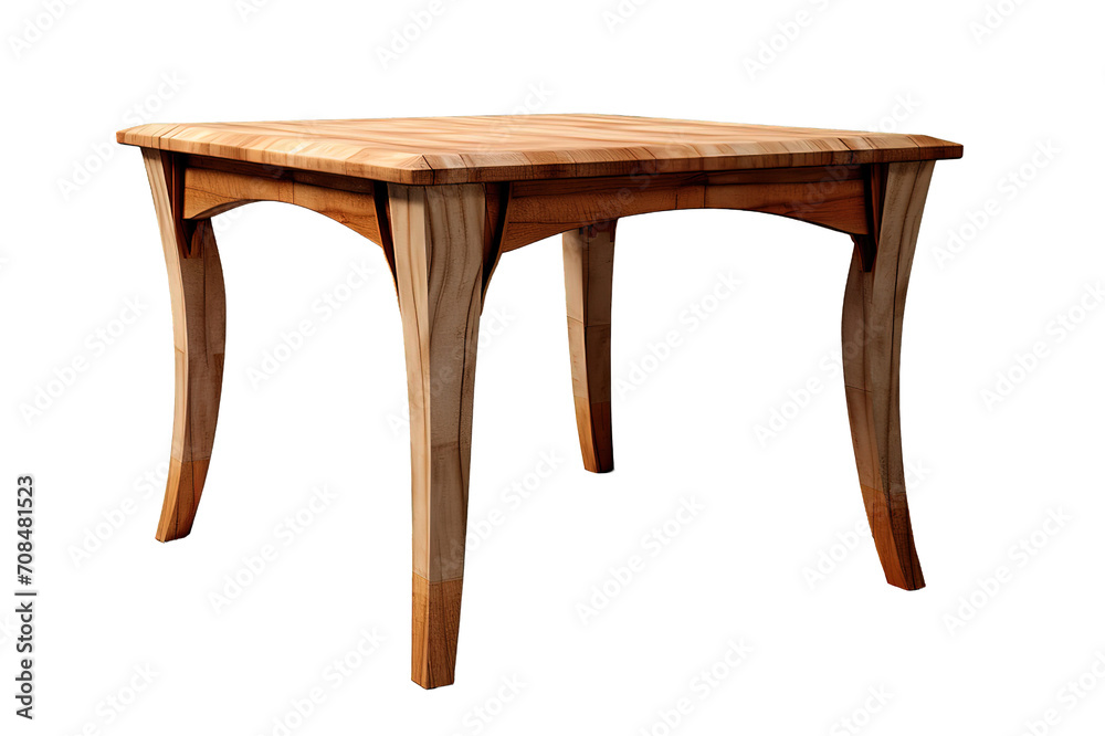 Teak-based table combined with woven rattan, and foam is perfect for completing the living room isolated on a Transparent background. Generative AI Teak-based table combined with woven rattan, and foam is perfect for completing the living room isolated on a Transparent background. Generative AI