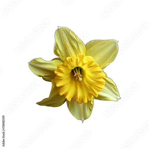 bouqut of yellow lent lilyl (daffodil) photo