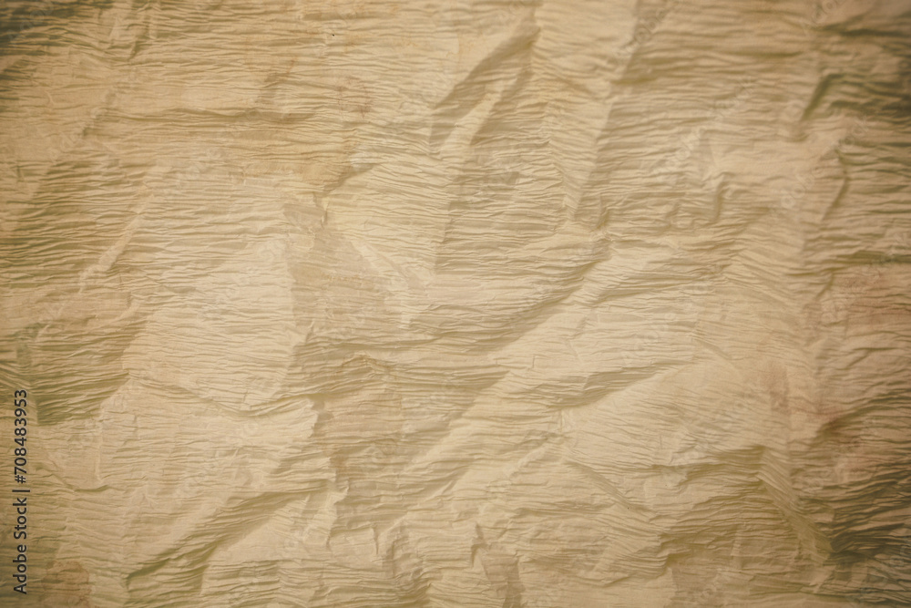 Crumpled old paper as background. Texture of parchment Crumpled old paper as background. Texture of parchment