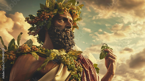 Dionysus Bacchus Wine statue photo