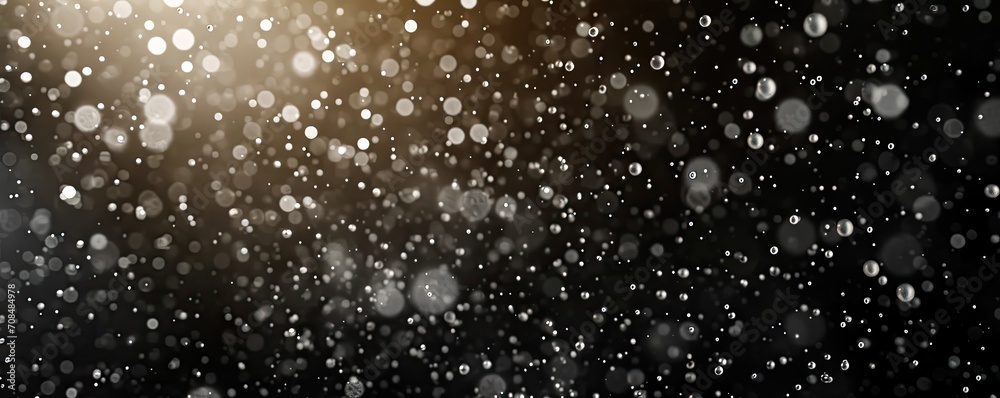 White spots on a black background White spots on a black background