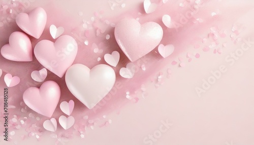 pink background with hearts