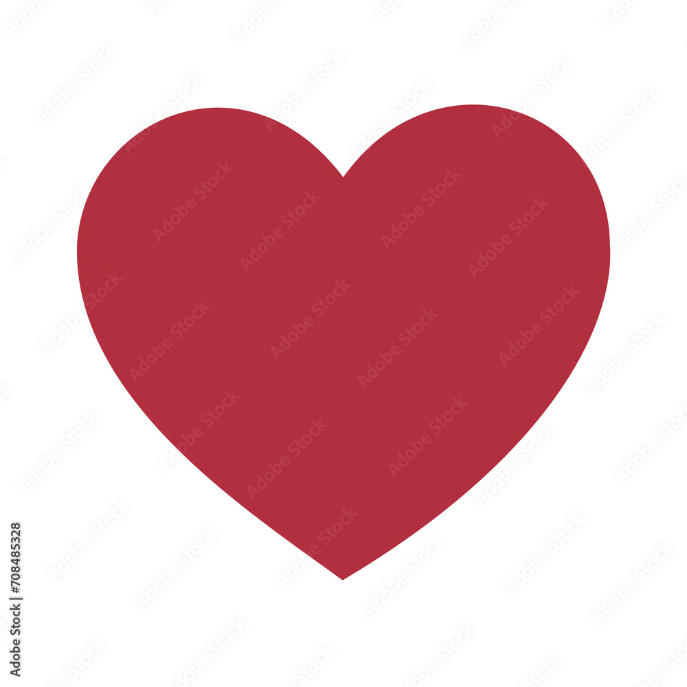 Red heart icon vector Red heart icon vector