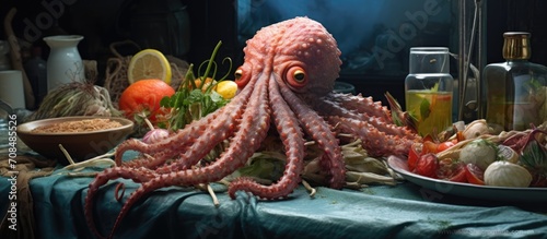 Sea creature lunch photo