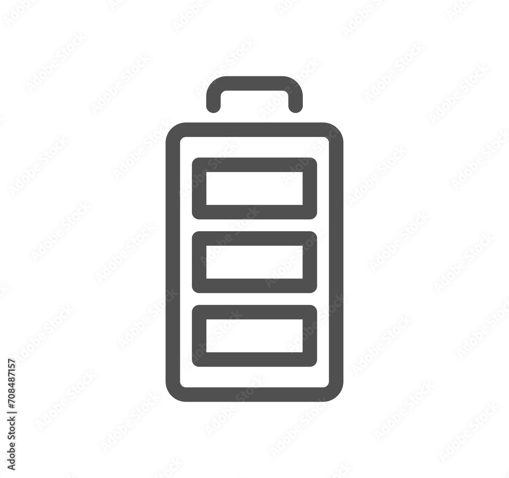 Batteries related icon outline and linear symbol.
Batteries related icon outline and linear symbol.
