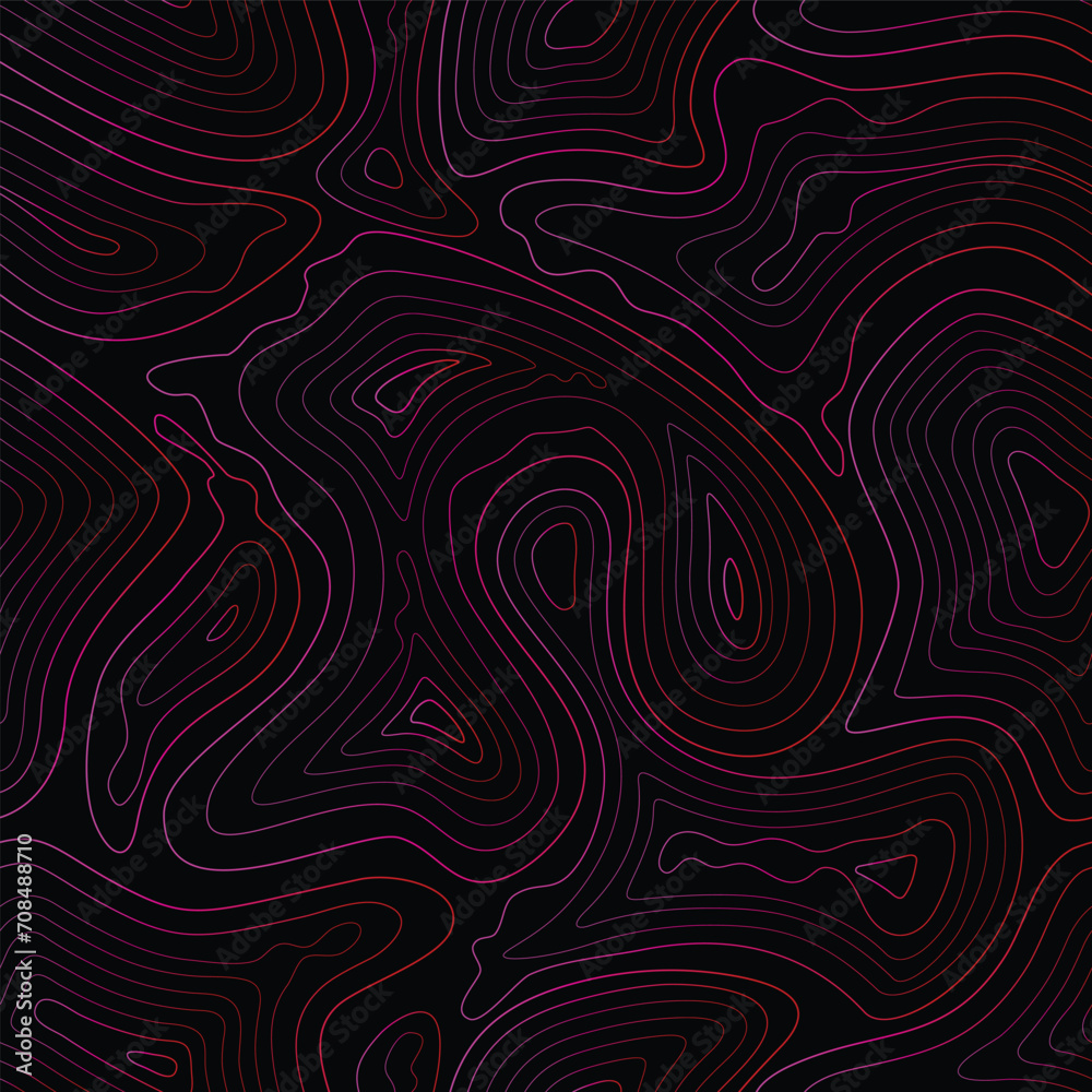 Black background and pink and red line 