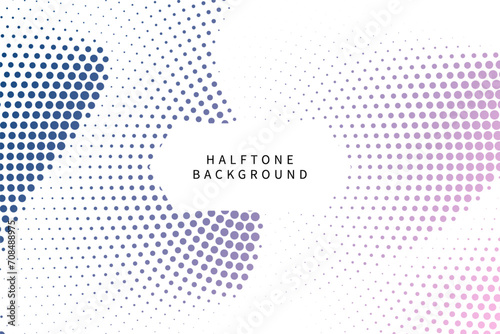 Vibrant oolor wavy halftone background vector
