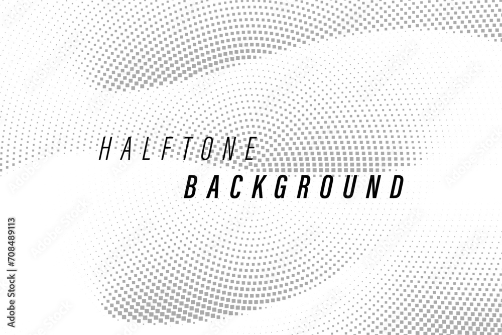 Halftone wave pattern background using halftone wavy dots texture. Vector illustration. Halftone wave pattern background using halftone wavy dots texture. Vector illustration.