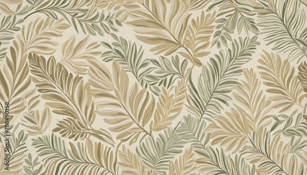 Nature-inspired wallpaper for walls. Elegant leaf pattern on a neutral backdrop. Statement wall mural. Artistic depiction of lush grass. Nature-inspired wallpaper for walls. Elegant leaf pattern on a neutral backdrop. Statement wall mural. Artistic depiction of lush grass.