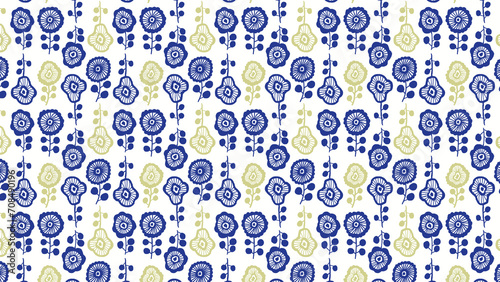 seamless pattern with flowers