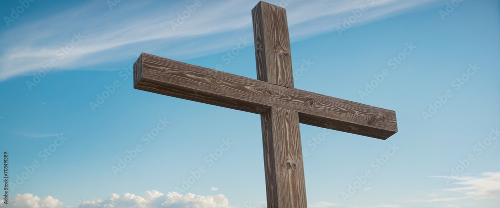 Fototapeta premium Majestic Wood Crucifix
